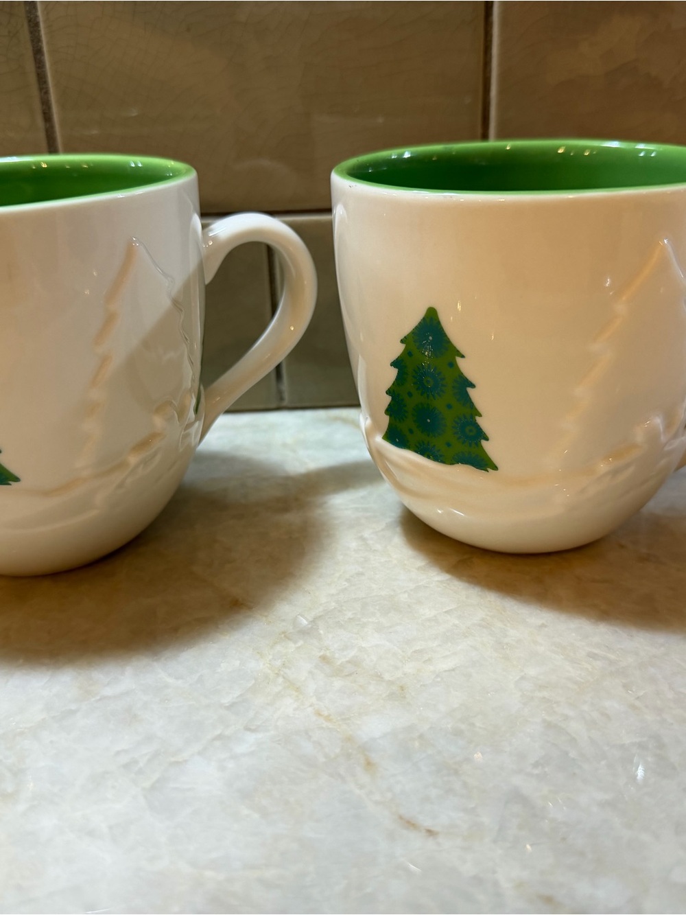 Starbucks holiday mugs 2006